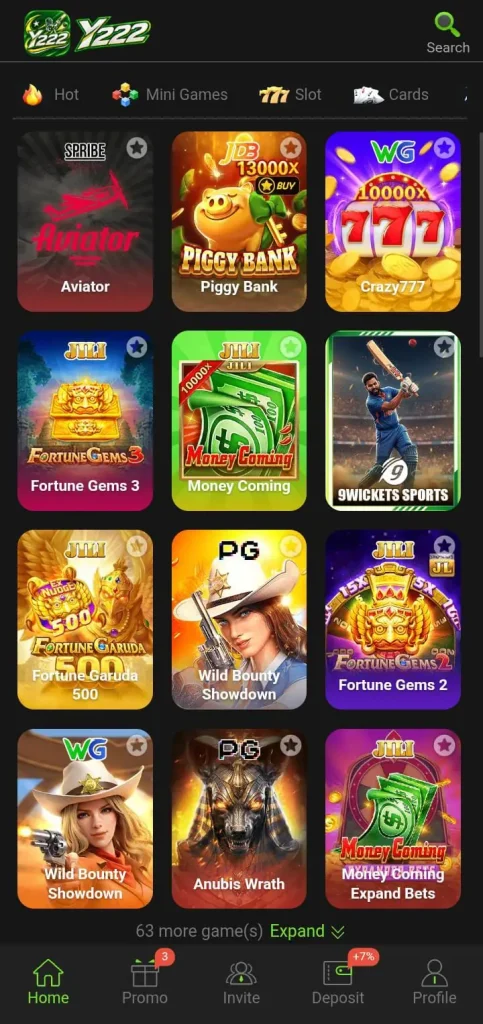 y222 game homepage