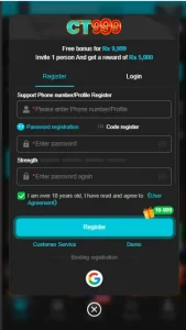 CT999 Game APK Download: Free Earning App in Pakistan 2026 2