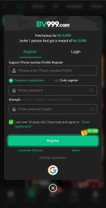 BV999 Game Download (Earning App) for Android & ISO for Free 3