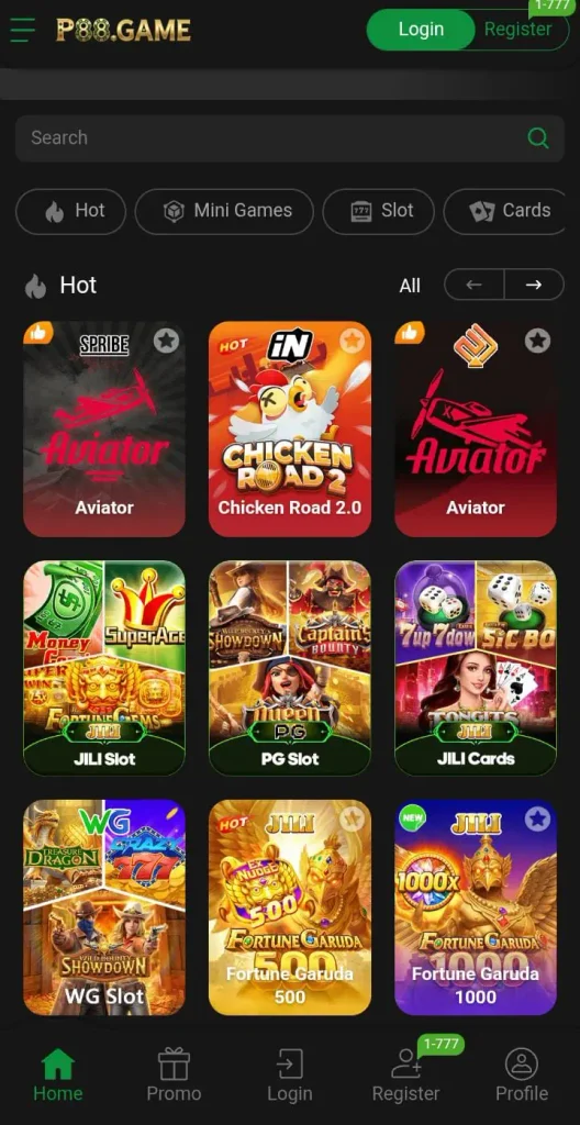 p88 game homepage